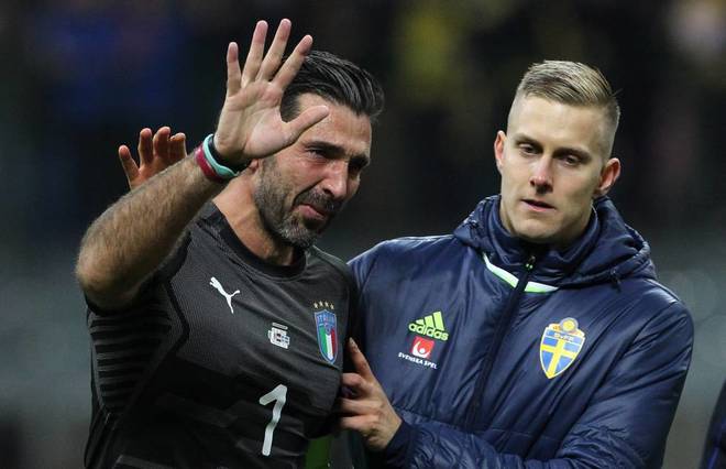 Buffon llora tras la eliminacin de Italia