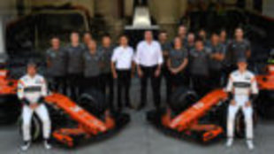 Foto de equipo McLaren en Interlagos