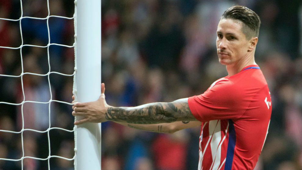 Torres, en el derbi ante el Madrid