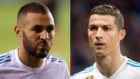 Benzema y Cristiano suman entre ambos dos goles en Liga.