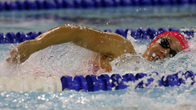Mireia Belmonte, en el Campeonato de Espaa de piscina corta