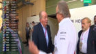 El rey Juan Carlos, en Yas Marina