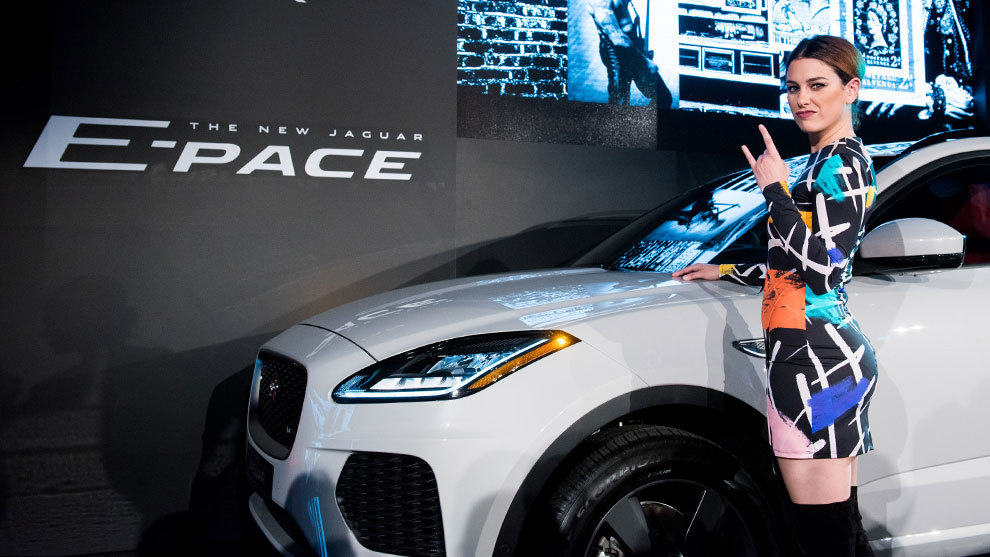 Blanca Surez, estrella de la fiesta de lanzamiento del Jaguar E-Pace