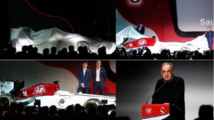 La presentacin de Alfa Romeo Sauber F1 Tean