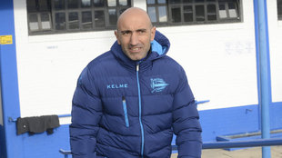Abelardo, entrenador del Alavs.