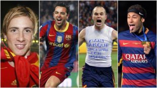 Torres, Xavi, Iniesta y Neymar, algunos de los finalistas al Baln de...