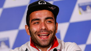 Danilo Petrucci, piloto de MotoGP, en el GP de Australia
