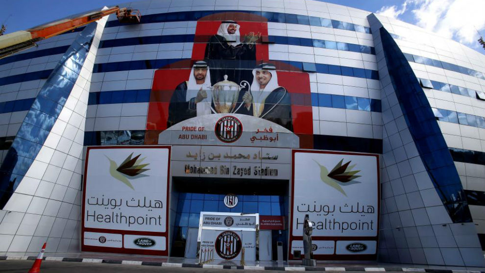 El estadio del Al Jazira en Abu Dhabi