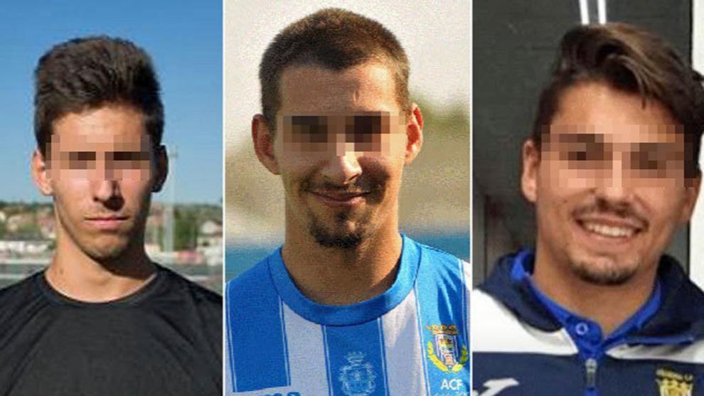 Los tres jugadores de la Arandina acusados de agresin sexual.