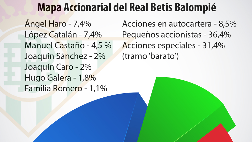 ¿Qué porcentaje de acciones tiene Joaquín en el Betis
