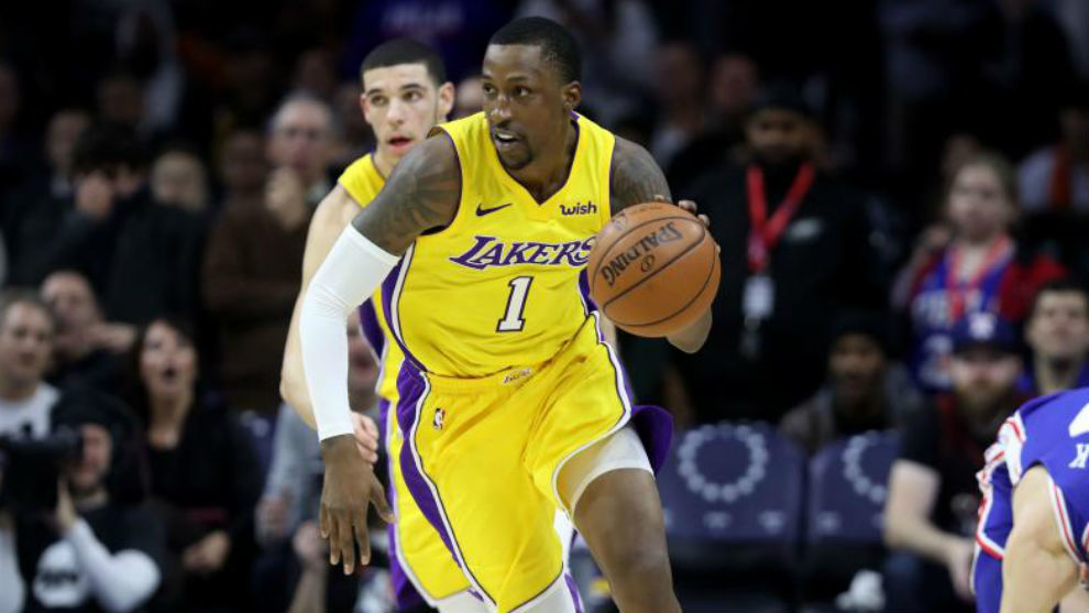 Kentavious Caldwell-Pope jugando con los Lakers