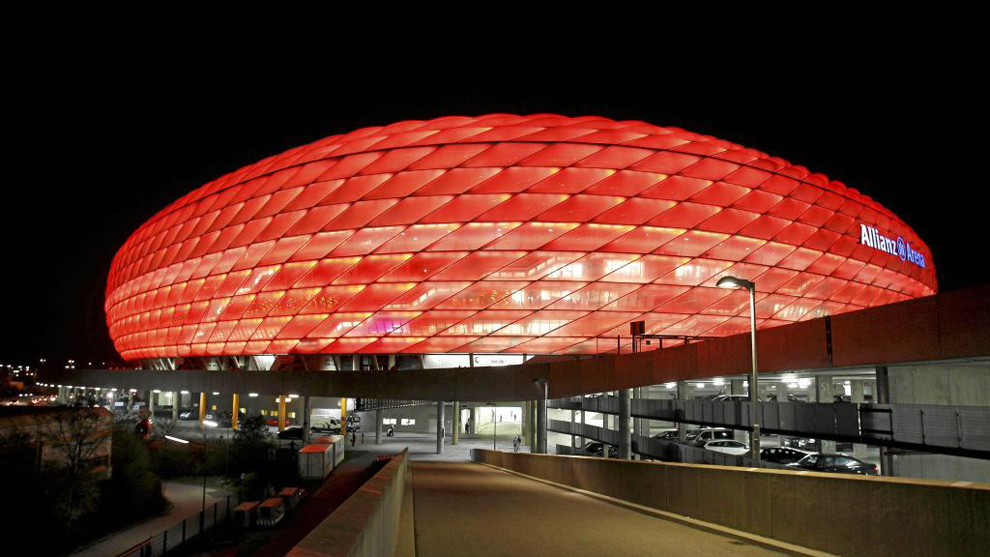 El estadio Allianz Arena de Mnich