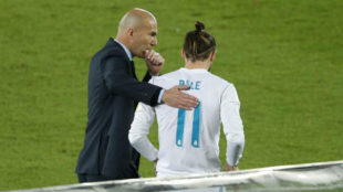 Zidane habla con Bale en la final del Mundial antes de que el gals...