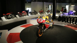 La moto con la que Mrquez gan su primer Mundial de MotoGP.