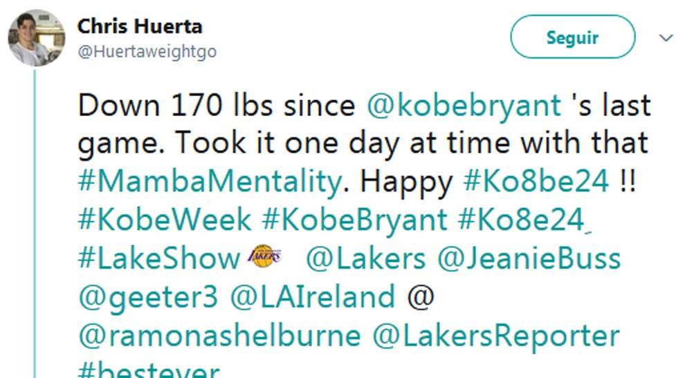 Chris Huerta es un aficionado de los Lakers que, inspirado por las...
