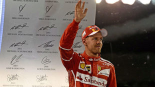Sebastian Vettel, en el GP de Abu Dabi