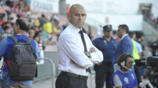 Paco Jmez, en su etapa como entrenador del Granada.
