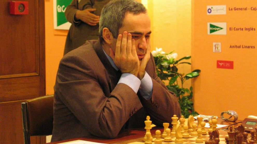 Gari Kasparov en su época en activo