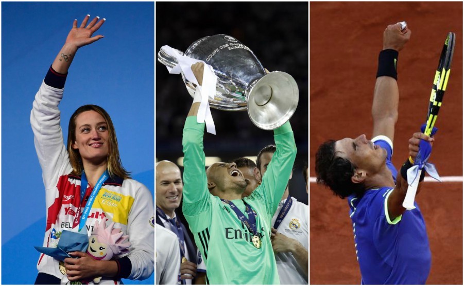 Rafa Nadal, Mireia Belmonte y el Real Madrid, los triunfadores del ao 2017