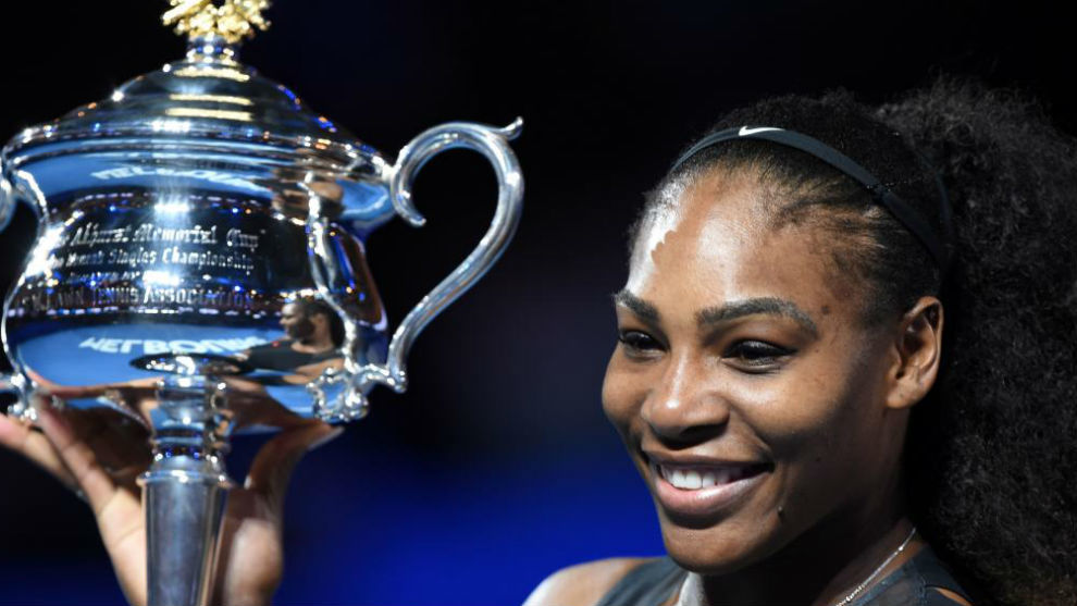 Serena, con el trofeo de campeona