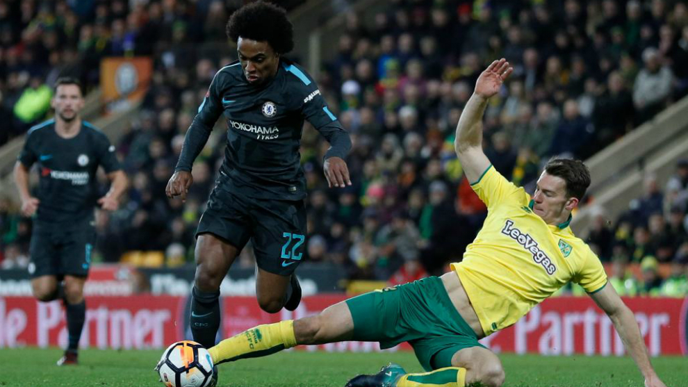 Second tier Norwich hold limp Chelsea to FA Cup draw
