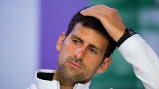 Novak Djokovic, en una conferencia de prensa