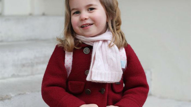 La princesa Carlota, segunda hija de los duques de Cambridge