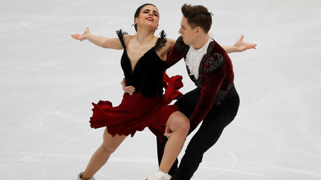 Sara Hurtado y Kirill Khalyavin, durante la danza libre.