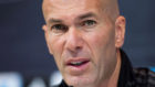 Zidane, en una rueda de prensa en Valdebebas