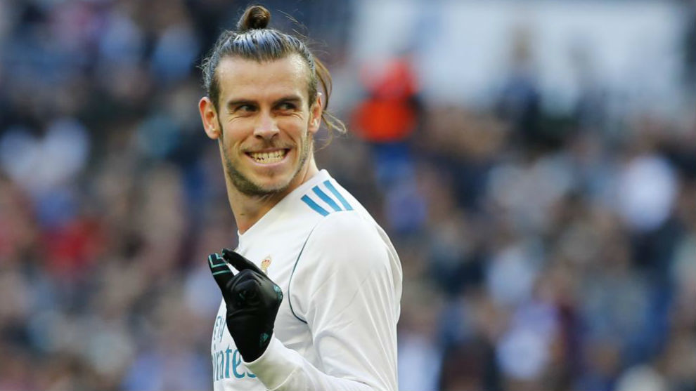 Bale en un momento ante el Deportivo de la Corua