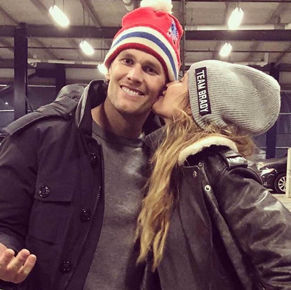 El beso de Gisele Bndchen a Tom Brady por su octava Super Bowl