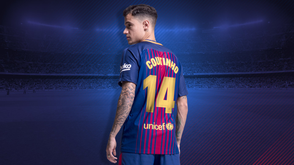 Camiseta 1ª equipación FC Barcelona 2019-20 Replica Oficial con Licencia Dorsal 17 Griezmann Adulto Talla M 