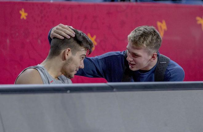 Luka Doncic y Willy Hernangmez coincidieron en el Eurobasket