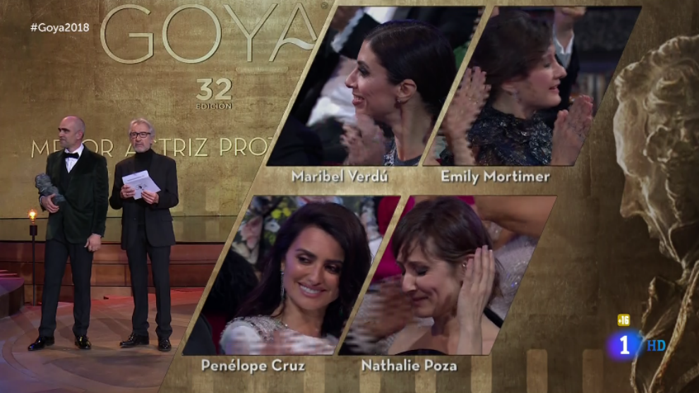 Nathalie Poza, ganadora del Goya a Mejor Actriz