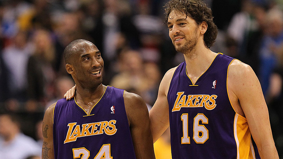 lavanda entrega a domicilio Cambios de NBA: Los Lakers retirarán la camiseta de Pau Gasol... según Kobe Bryant |  Marca.com