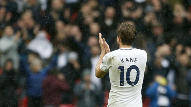 Kane, ante el Arsenal.