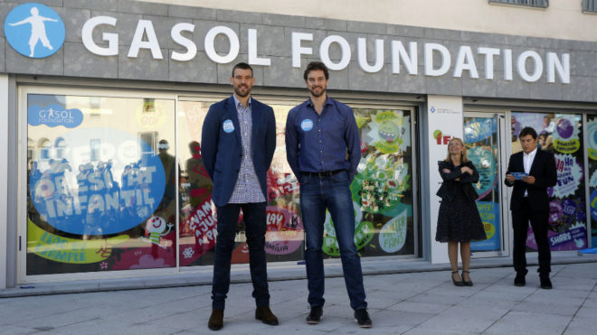 Pau y Marc Gasol, fundadores de la Gasol Foundation.