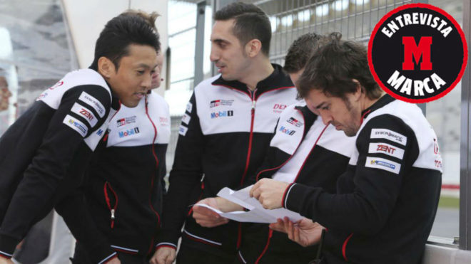Nakajima, Buemi y Alonso.
