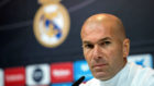 Zidane, en la rueda de prensa previa al partido ante el Alavs.