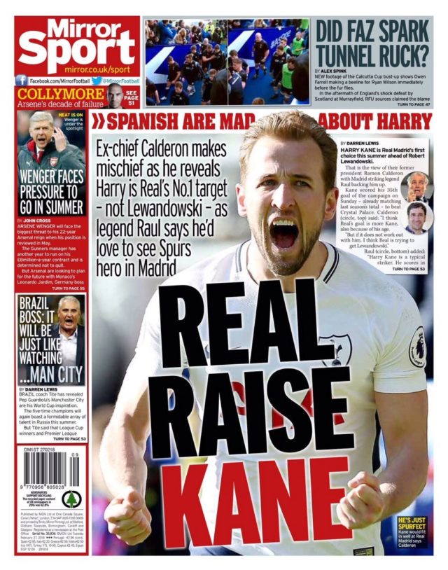 Daily Mirror - tuesday (35p) (9770956805028)
