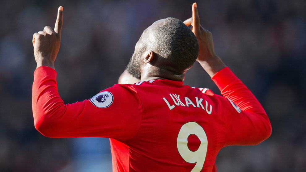 Lukaku celebra su gol ante el Chelsea
