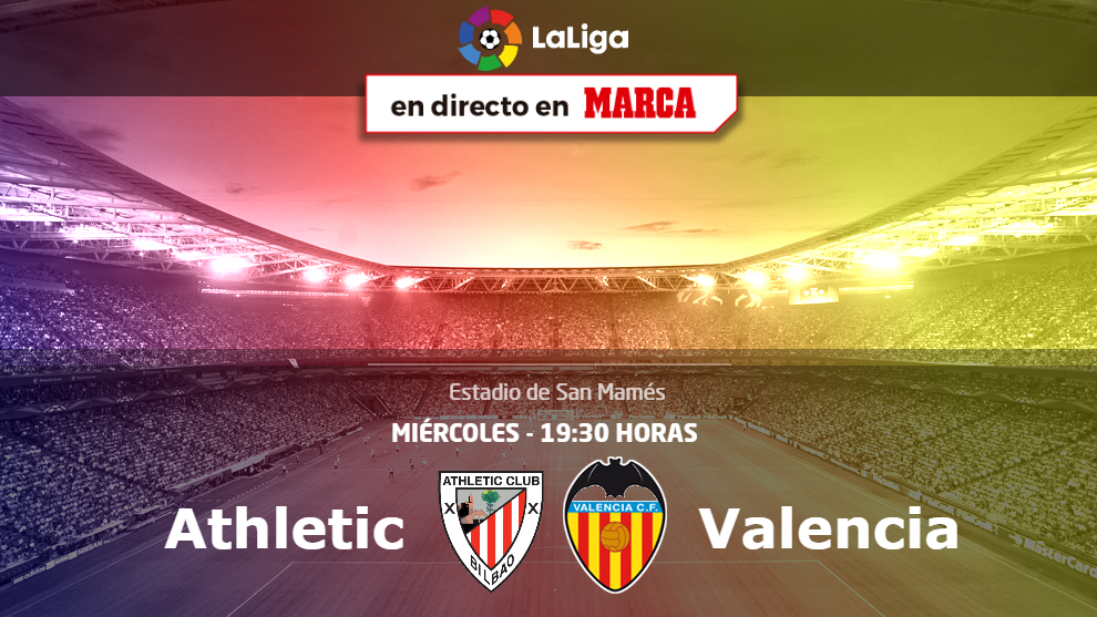 Athletic vs Valencia. Mircoles 19:30 horas.