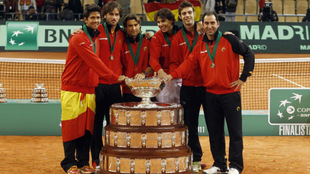 El equipo espaol campen de la Copa Davis en 2011