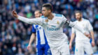 Cristiano celebra un gol ante el Alavs en Liga