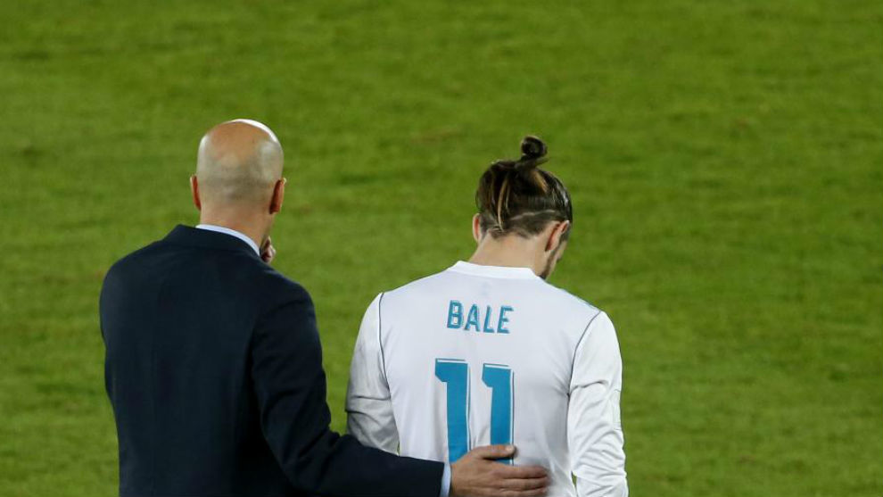 Zidane y Bale, en un partido.