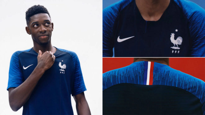 Shipley necesidad Deudor Mundial 2018 Rusia: Francia presenta su nueva camiseta para el Mundial de  Rusia 2018 | Marca.com