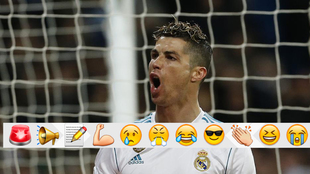 Cristiano Ronaldo celebra uno de sus goles al Girona
