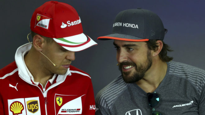 Alonso y Vettel.