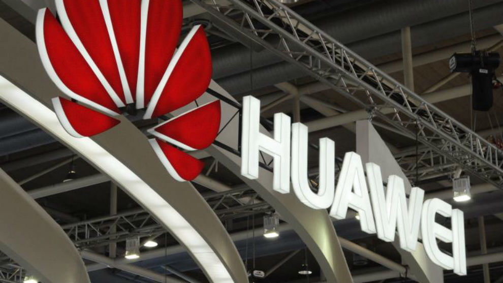 Logotipo de la tecnolgica china Huawei.