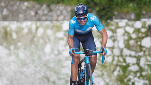 Mikel Landa, en la Vuelta a Andaluca.